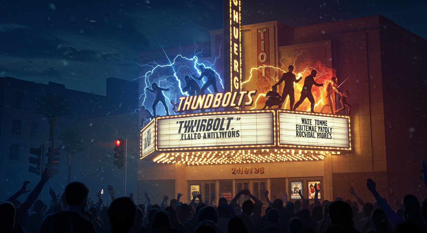 Explore Thunderbolts* M domestic opening, Marvel's 2025 hit with an 88% Rotten Tomatoes score. Dive into its global success!