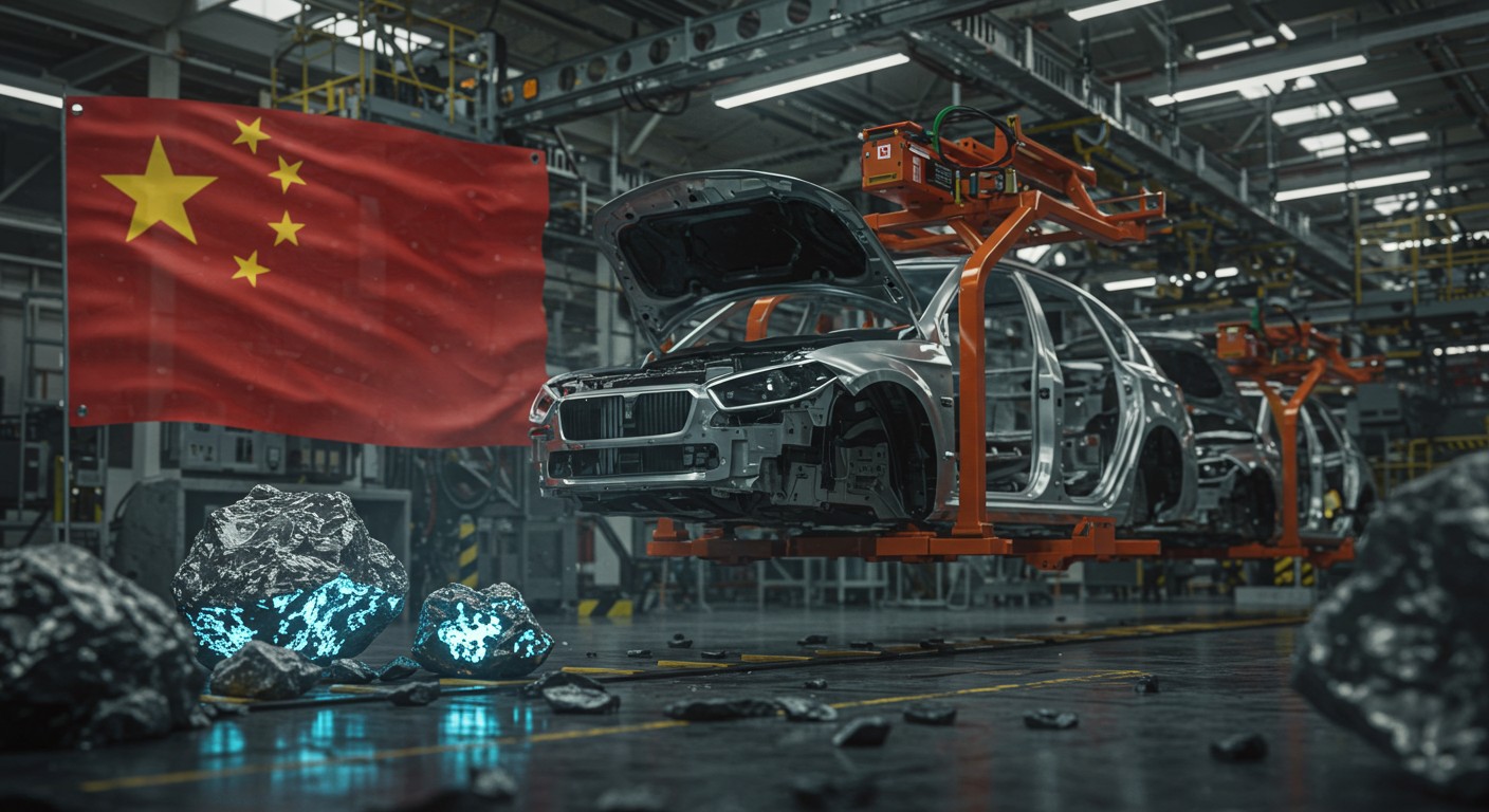 China's rare earth export limits disrupt auto industry supply chains, threatening production. Explore the impact and solutions in this in-depth analysis.
