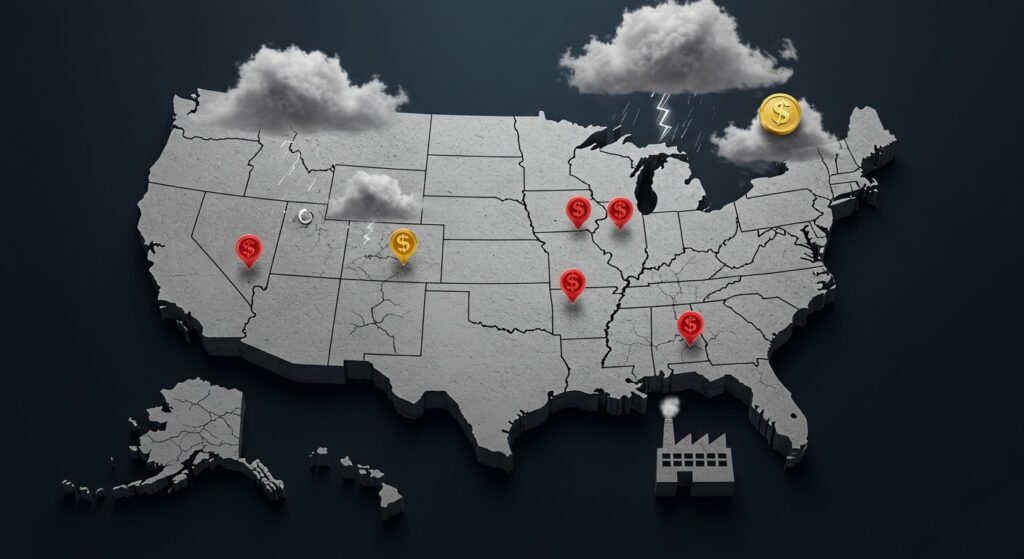 America’s Weakest State Economies in 2025 Recession