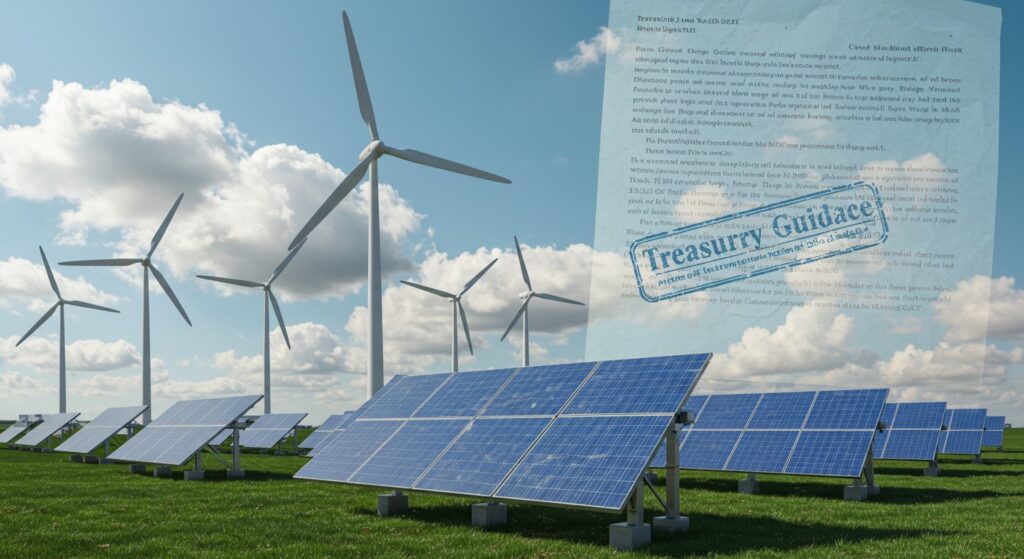 New Treasury Rules Limit Wind, Solar Tax Credits in 2025