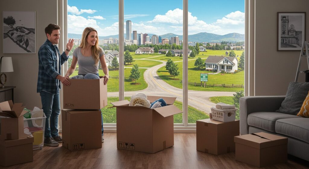Why Americans Are Fleeing Big Cities for Small Towns