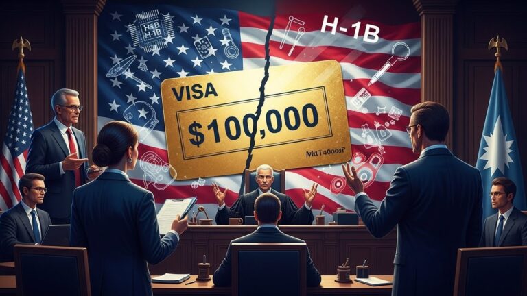 20 States Sue Trump Over $100K H-1B Visa Fee