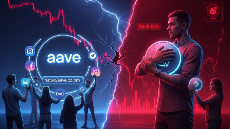 Aave Governance Clash Over Brand Control Sparks Token Drop