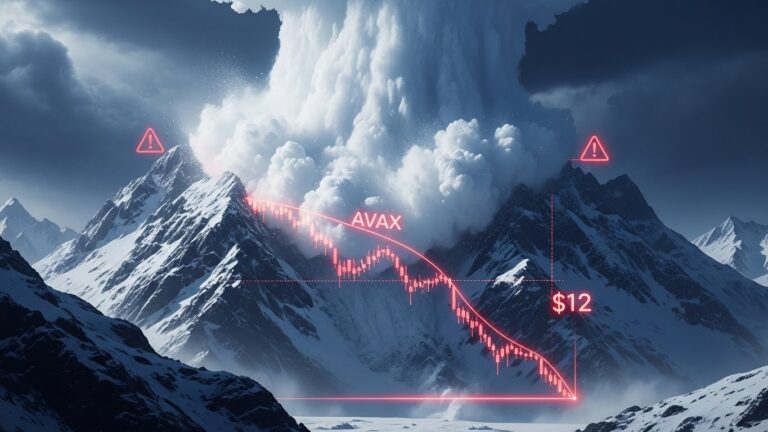 Avalanche Price Tests $13 Support Amid Bearish Signals