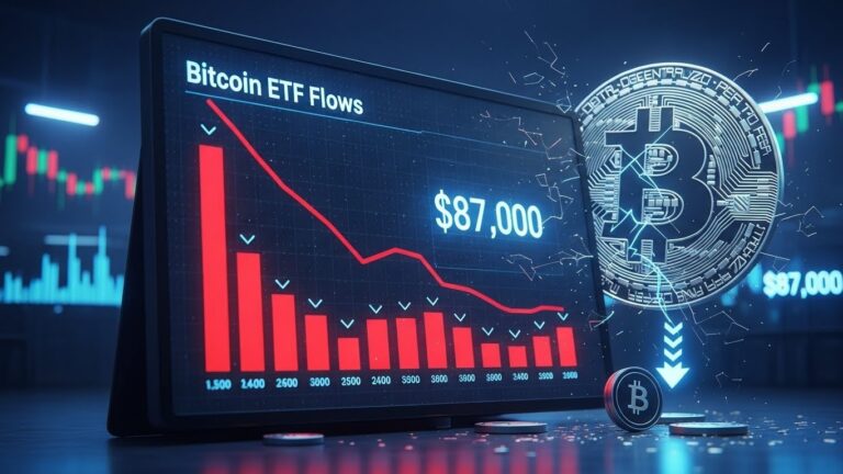 Bitcoin ETFs See $83M Outflows as BTC Dips Below $88K