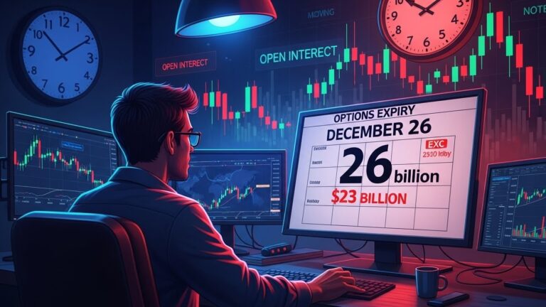 Bitcoin Options Expiry: $23B Looms Dec 26