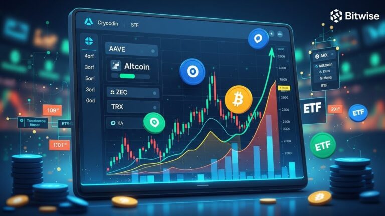 Bitwise Files for 11 Altcoin ETFs: AAVE, ZEC, TRX and More