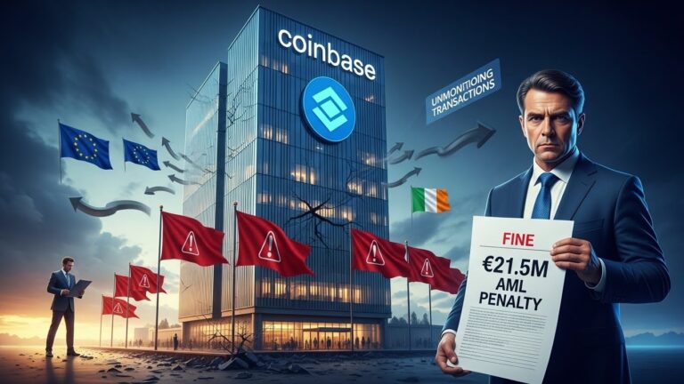 Coinbase Hit with €21.5M Fine Over AML Failures