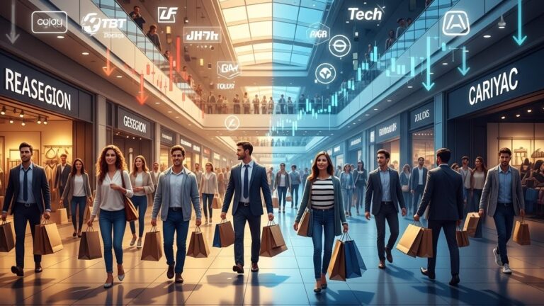 Consumer Stocks Rise as Tech Falters: Market Shift