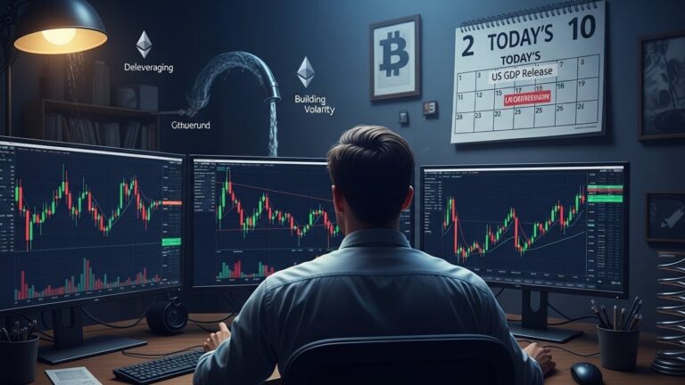 Crypto Market Today: What to Expect Before US GDP Data