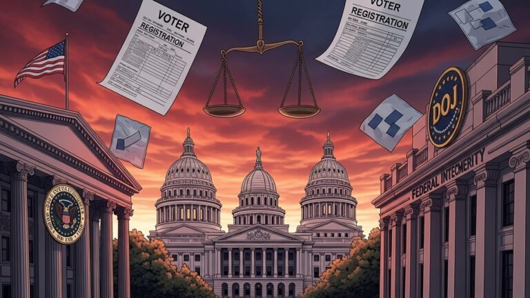 DOJ Sues States Over Voter Roll Data Requests