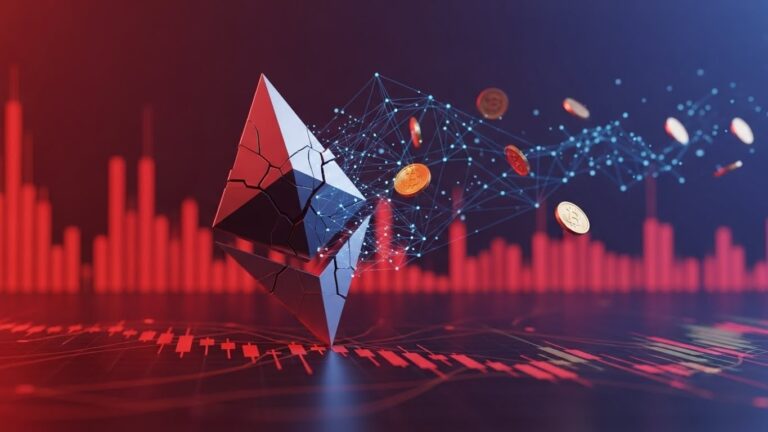 Ethereum Price Forms Bearish Pattern as Fees and ETFs Slump