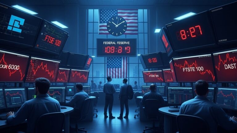 European Stocks Slide as Markets Brace for Fed Rate Decision