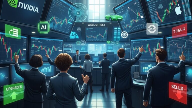 Friday’s Top Analyst Calls: Nvidia, Tesla, Apple & More