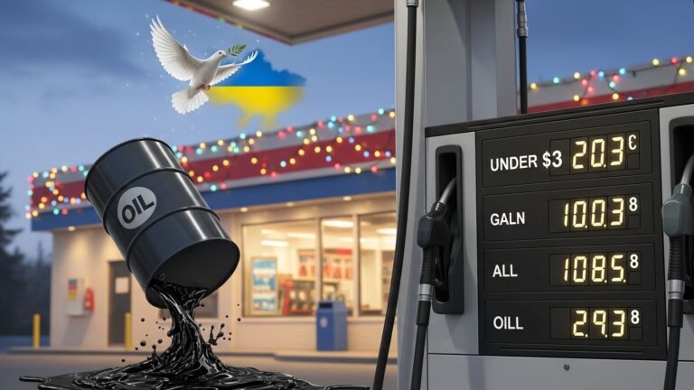 Gas Prices Drop Below $3 as Oil Plunges on Ukraine Peace Hopes