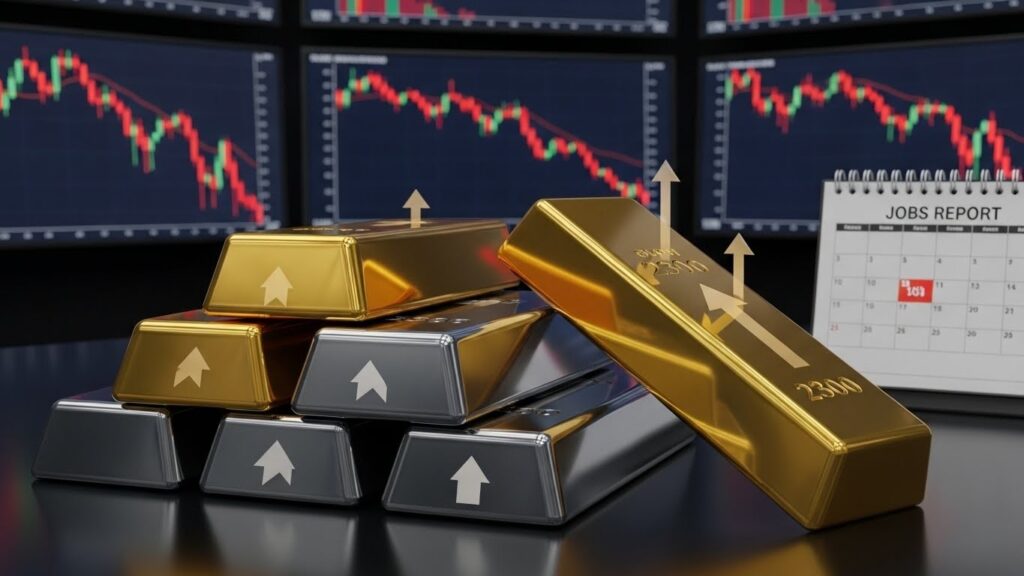 Gold Silver Pullback Before Jobs Report: New Highs?