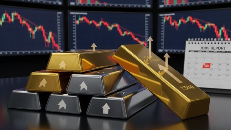 Gold Silver Pullback Before Jobs Report: New Highs?