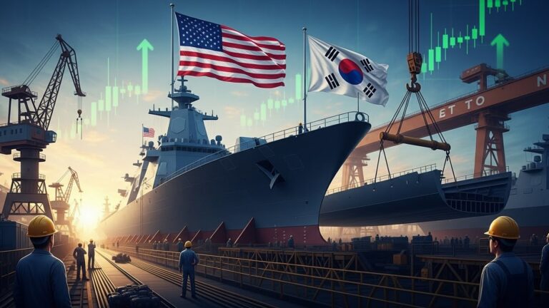 Hanwha Ocean Shares Surge 10% on Trump Navy Deal