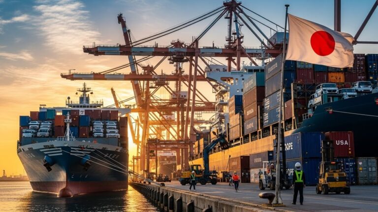 Japan Exports Surge 6.1% in November 2025, Beating Forecasts