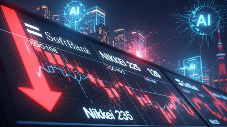 Japanese Tech Stocks Plunge on AI Spending Fears