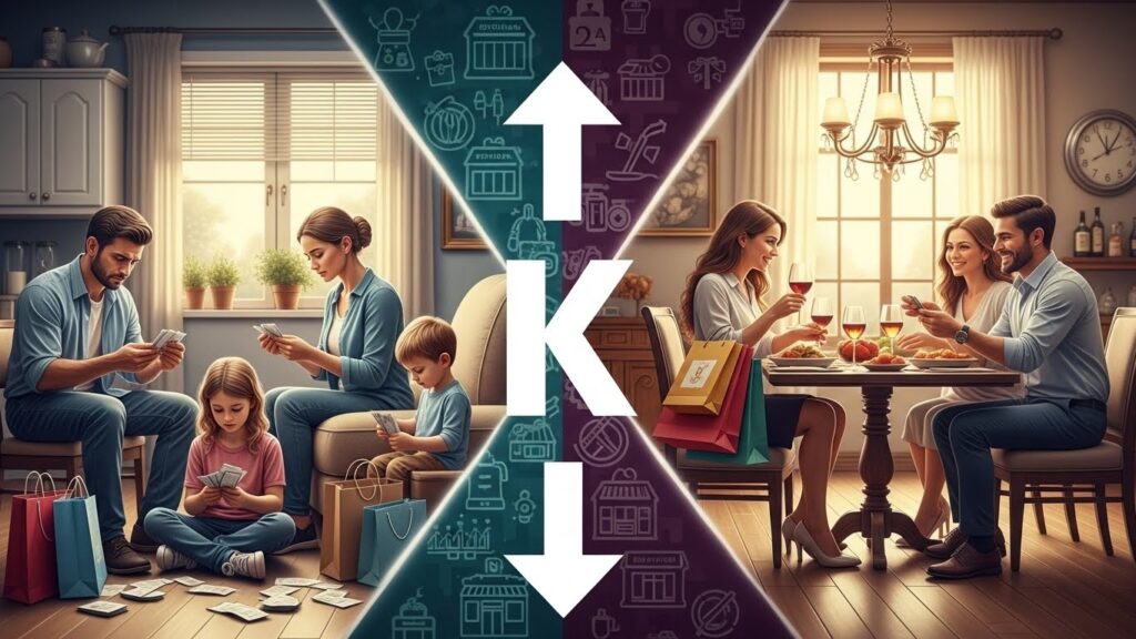 Consumer K Distribution K-Shaped Consumer Split Deepens in 2025 Economy