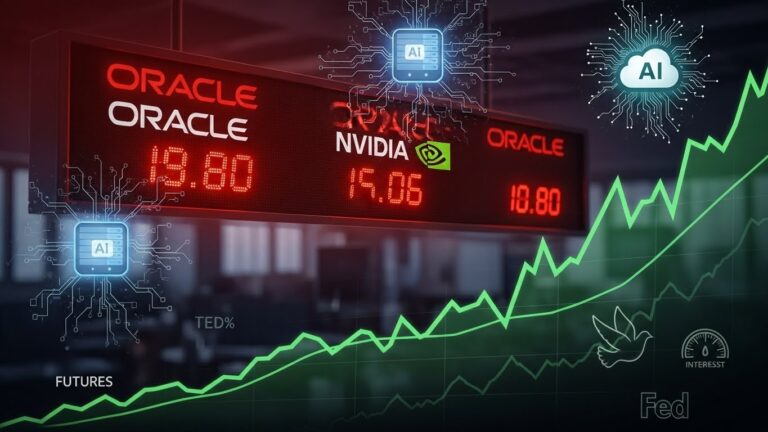 Oracle Plunge Hits AI Stocks as Futures Rebound