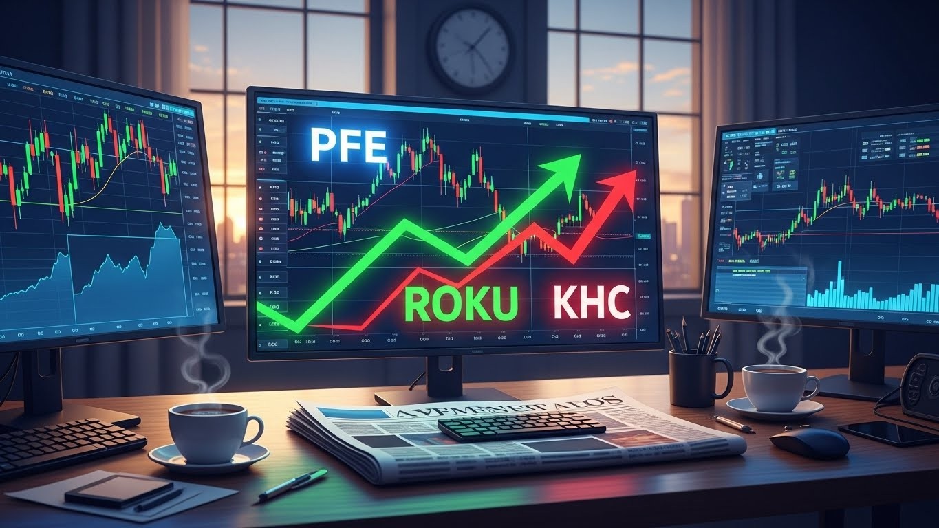 Premarket Movers: Pfizer, Roku, Kraft Heinz in Focus