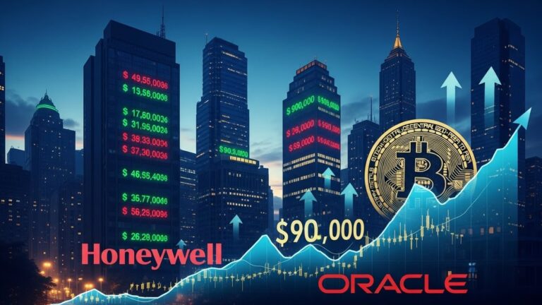 Premarket Movers Today: Honeywell, Oracle, Crypto Stocks Surge