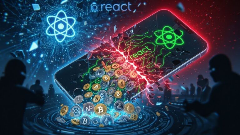 React Vulnerability Triggers Crypto Wallet Drains in 2025