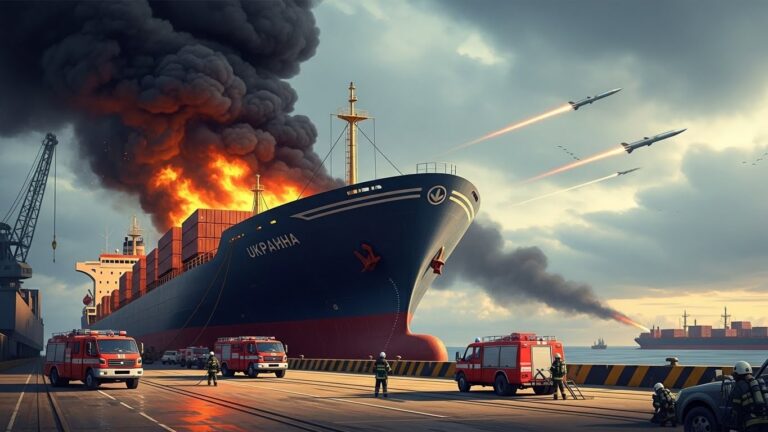Russia Hits Turkish Ship in Ukrainian Port Attack