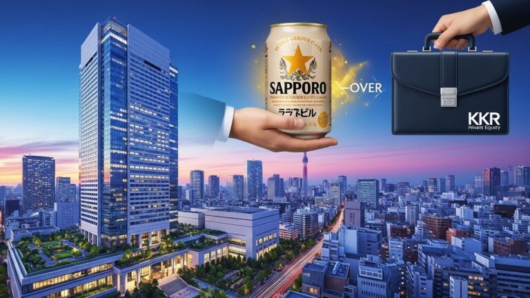 Sapporo Sells Real Estate Arm to KKR for $2.6 Billion