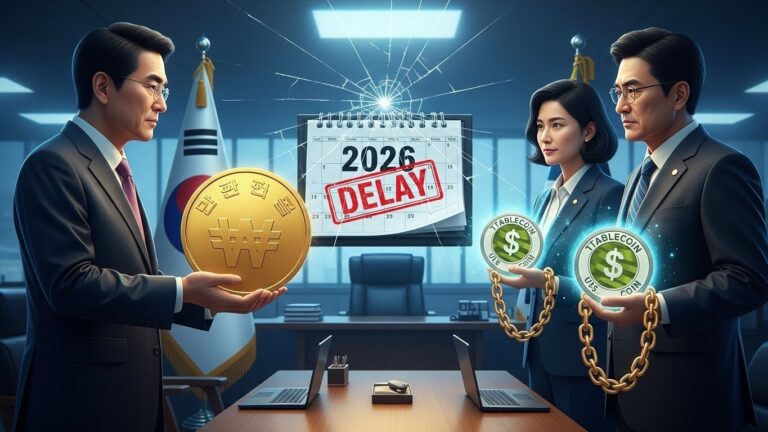 South Korea Delays Crypto Law to 2026 Over Stablecoin Clash