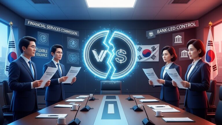 South Korea Stablecoin Bill Delay: FSC vs BOK Clash
