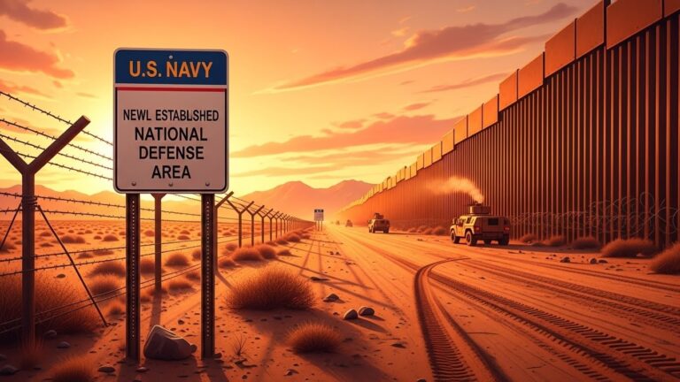 Southern Border Land Transferred to Navy for Defense