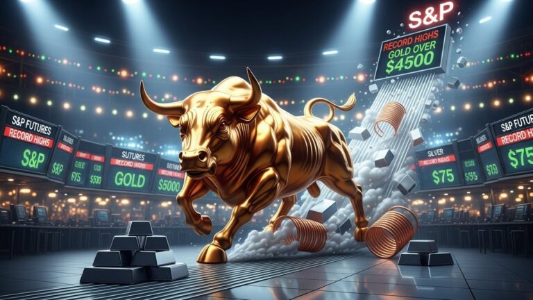 S&P Futures Hit Record High Amid Precious Metals Surge