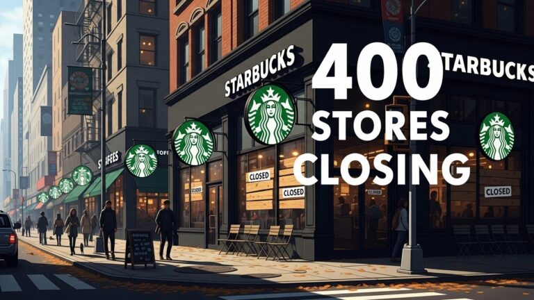 Starbucks Closes 400 US Stores in Major Shake-Up