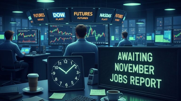 Stock Market Futures Flat Ahead of Key Jobs Report