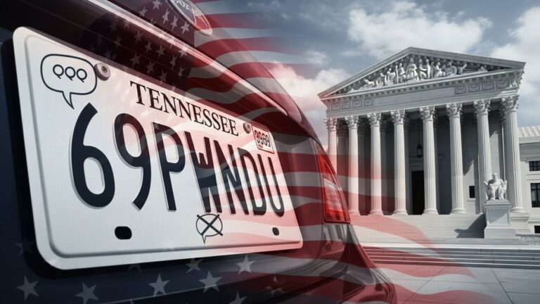 Supreme Court Rejects Free Speech Vanity Plate Case