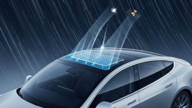 Tesla Patent Hints at Built-In Starlink Roof Integration