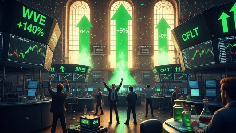 Top Stocks Soaring Midday: Biotech, AI, Media Deals