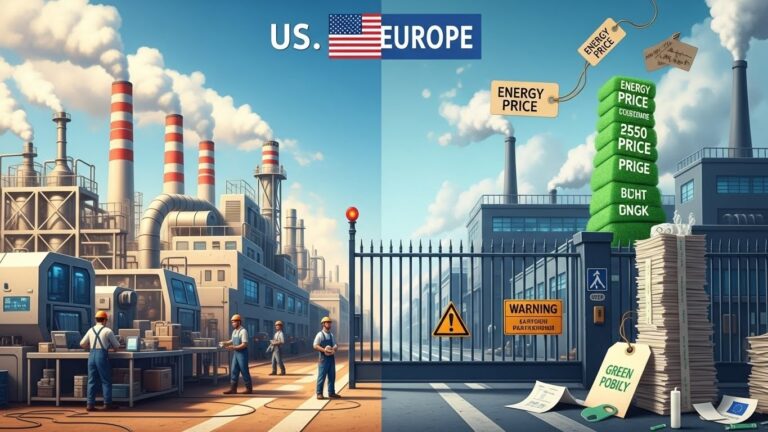 US Manufacturing Thrives as Net Zero Hurts Europe