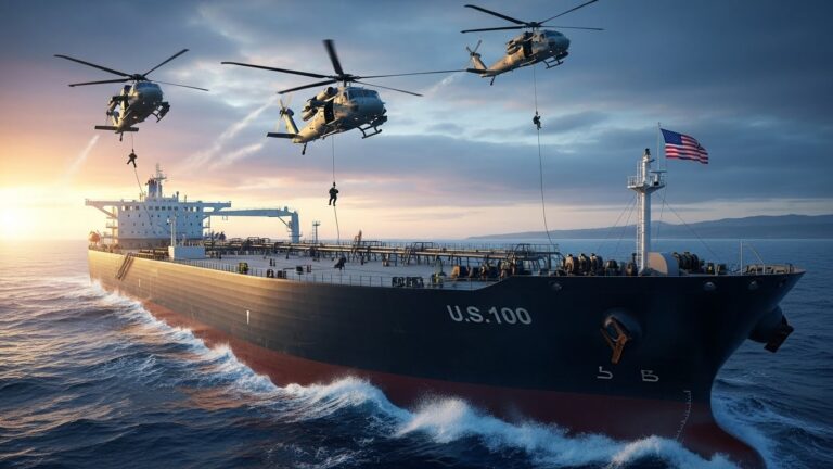 US Seizes Dark Fleet Tanker Carrying Sanctioned Venezuelan Oil