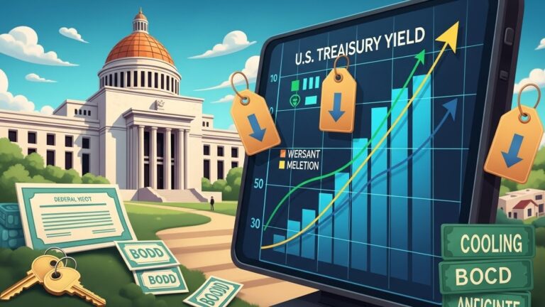 U.S. Treasury Yields Climb Slightly on Cooler Inflation News