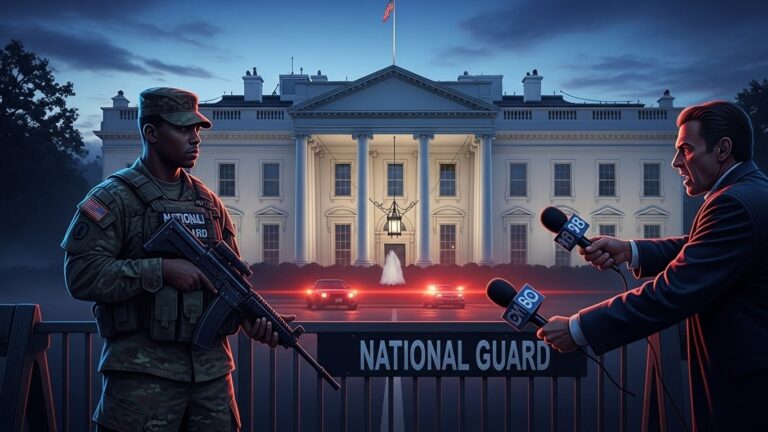 White House Clashes With Reporter Over DC National Guard Deployment