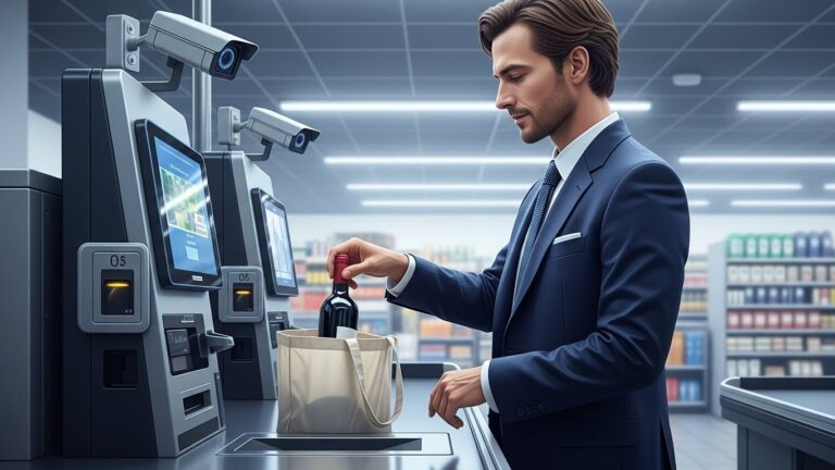 Why Wealthy Shoppers Steal Most at Self-Checkout