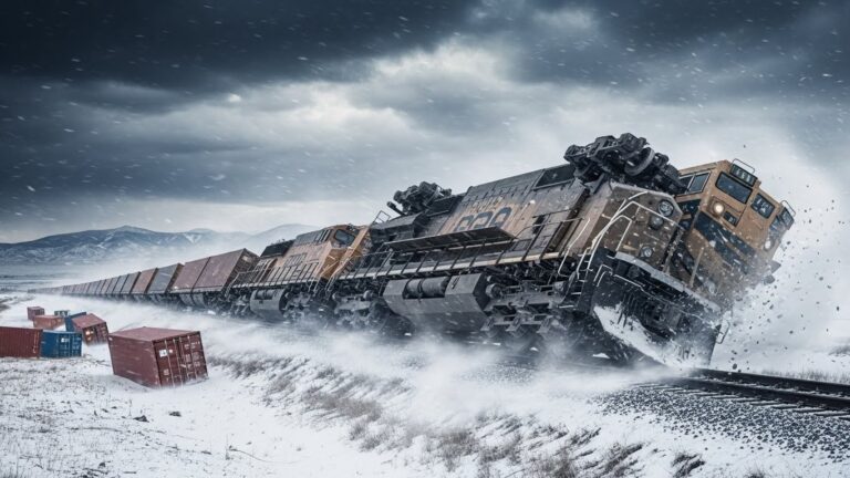 Wyoming Train Derailment: Extreme Winds Topple Freight Cars