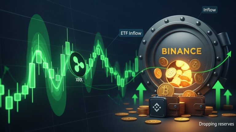 XRP Price Forms Bullish Engulfing as Reserves Drop