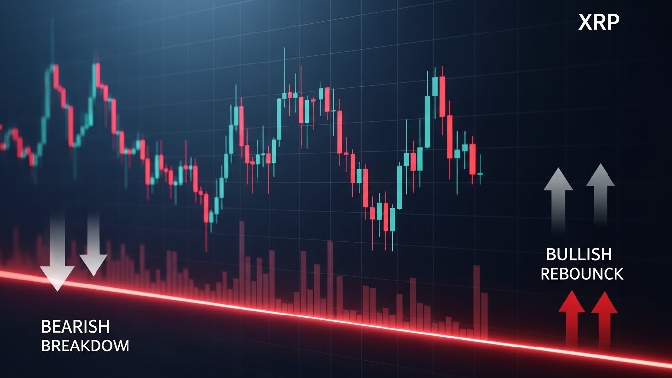 XRP clings to critical support around .91 as analysts debate a potential high-timeframe breakdown versus bullish recovery signals in late 2025.