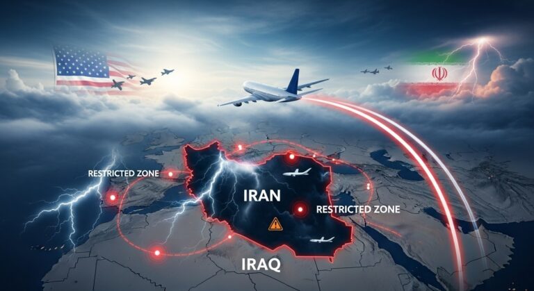 Airlines Avoid Iran Iraq Airspace Amid Trump Tensions