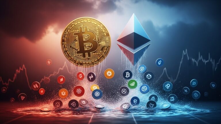 Altcoins Retreat as Capital Flows Back to BTC and ETH